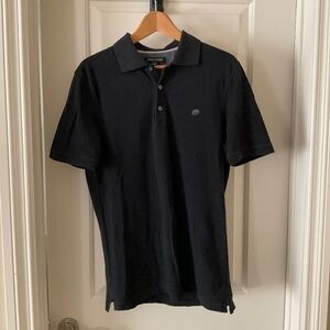 Polo Shirt, Black, Banana Republic, Medium, Cotton